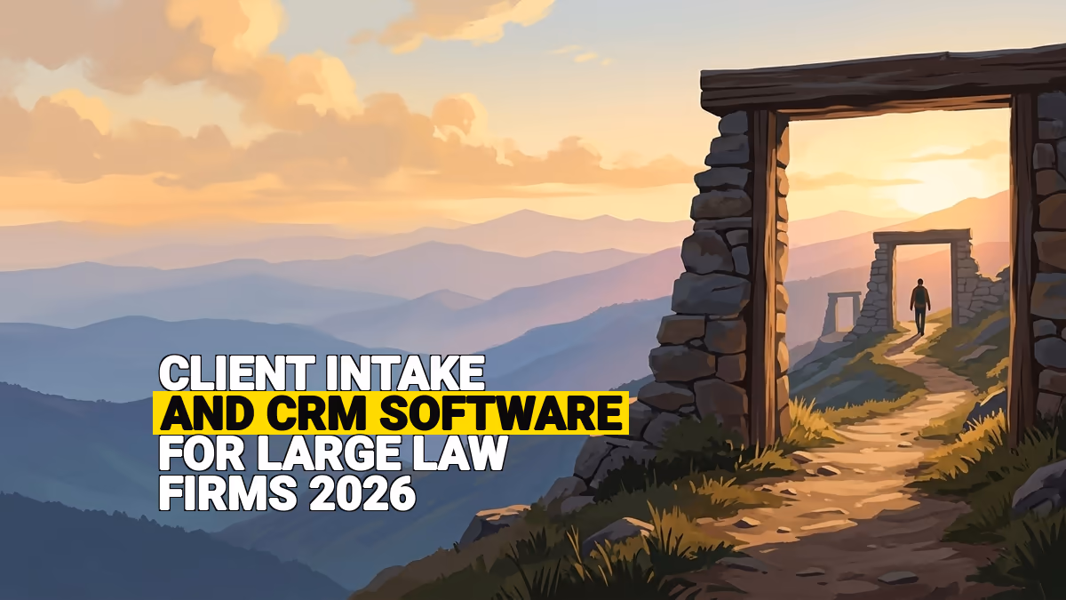Client Intake and CRM Software for Large Law Firms 2026