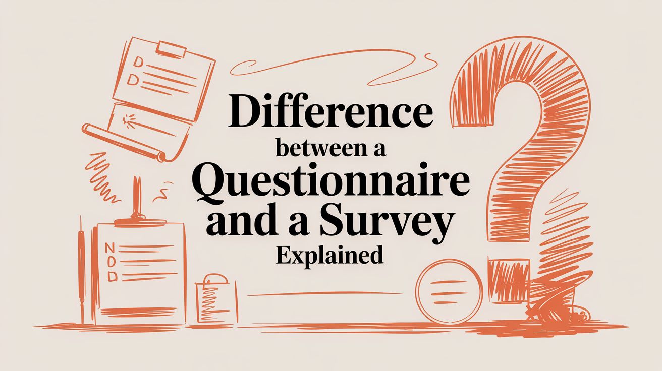 Difference Between a Questionnaire and a Survey Explained