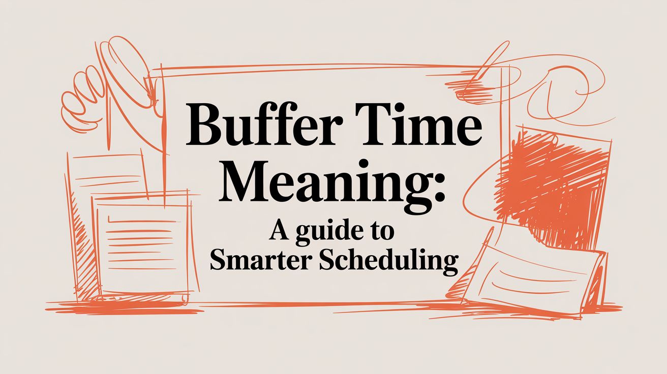 Buffer Time Meaning: A Guide to Smarter Scheduling