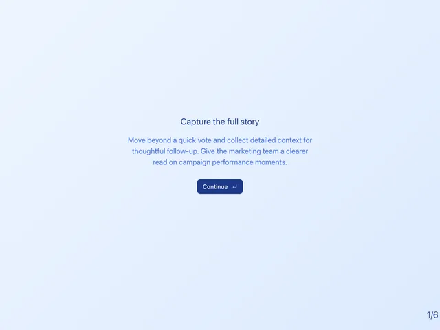 Campaign Performance Follow-up Form preview