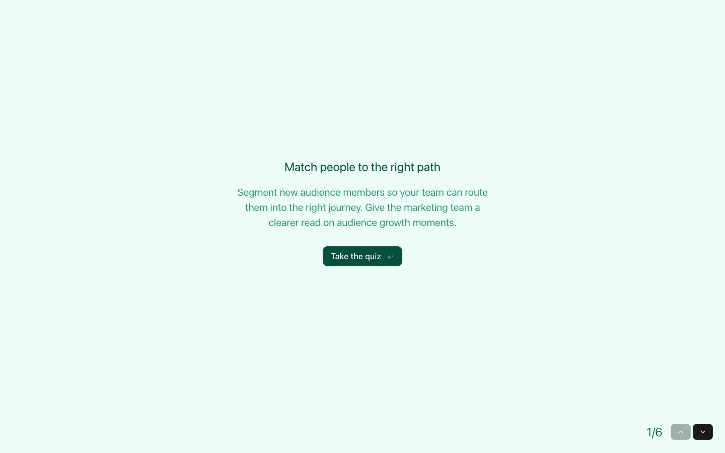 Audience Growth Segmentation Quiz preview