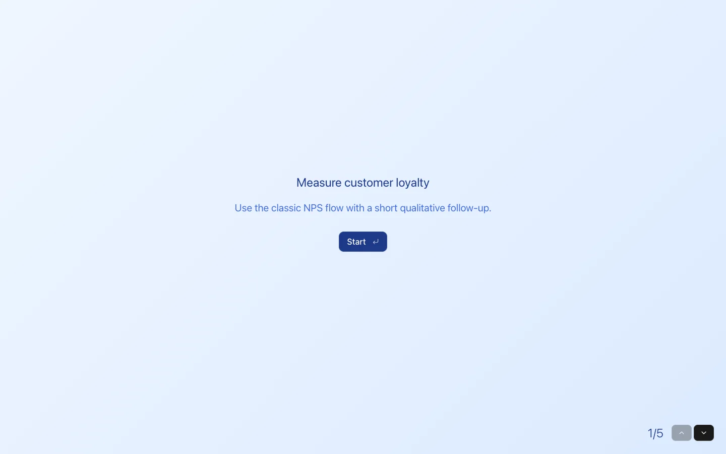 NPS Survey Format Template preview