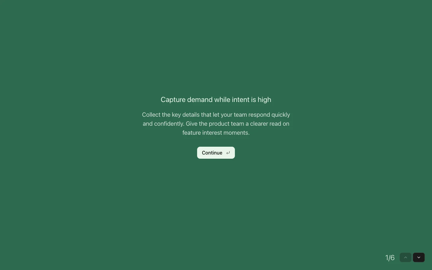 Feature Interest Lead Form preview