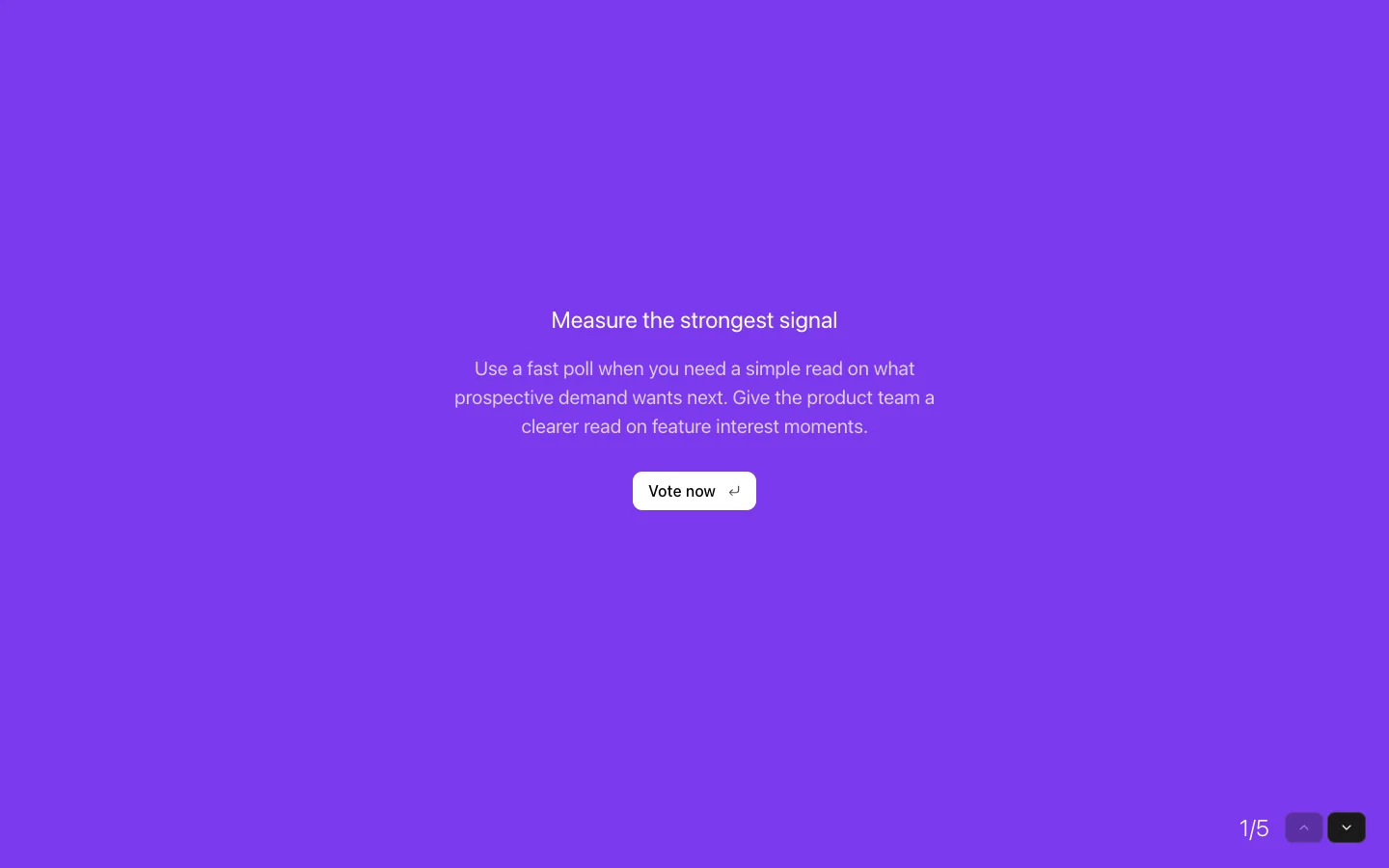 Feature Interest Interest Poll preview