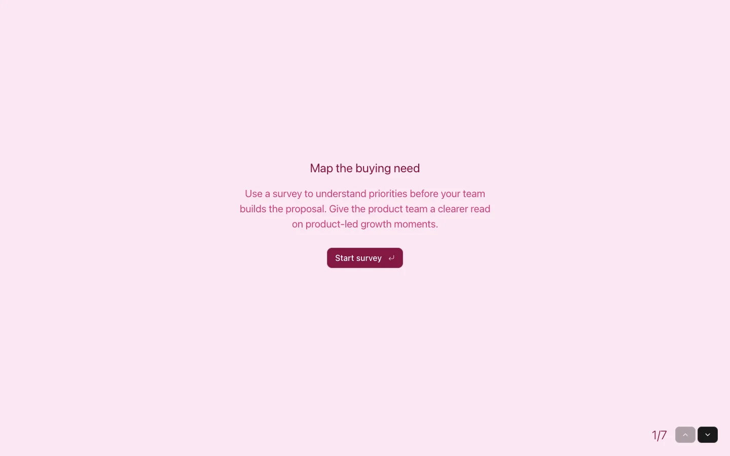 Product-Led Growth Needs Survey preview