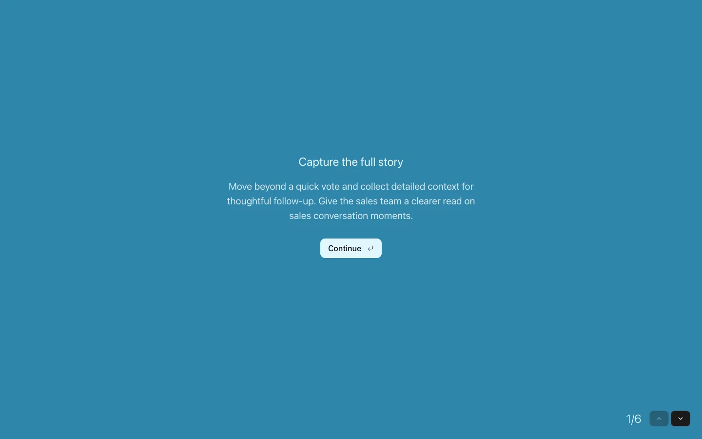 Sales Conversation Follow-up Form preview
